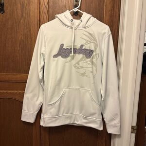 💜Legendary Whitetails White Hoodie with Purple Accents
